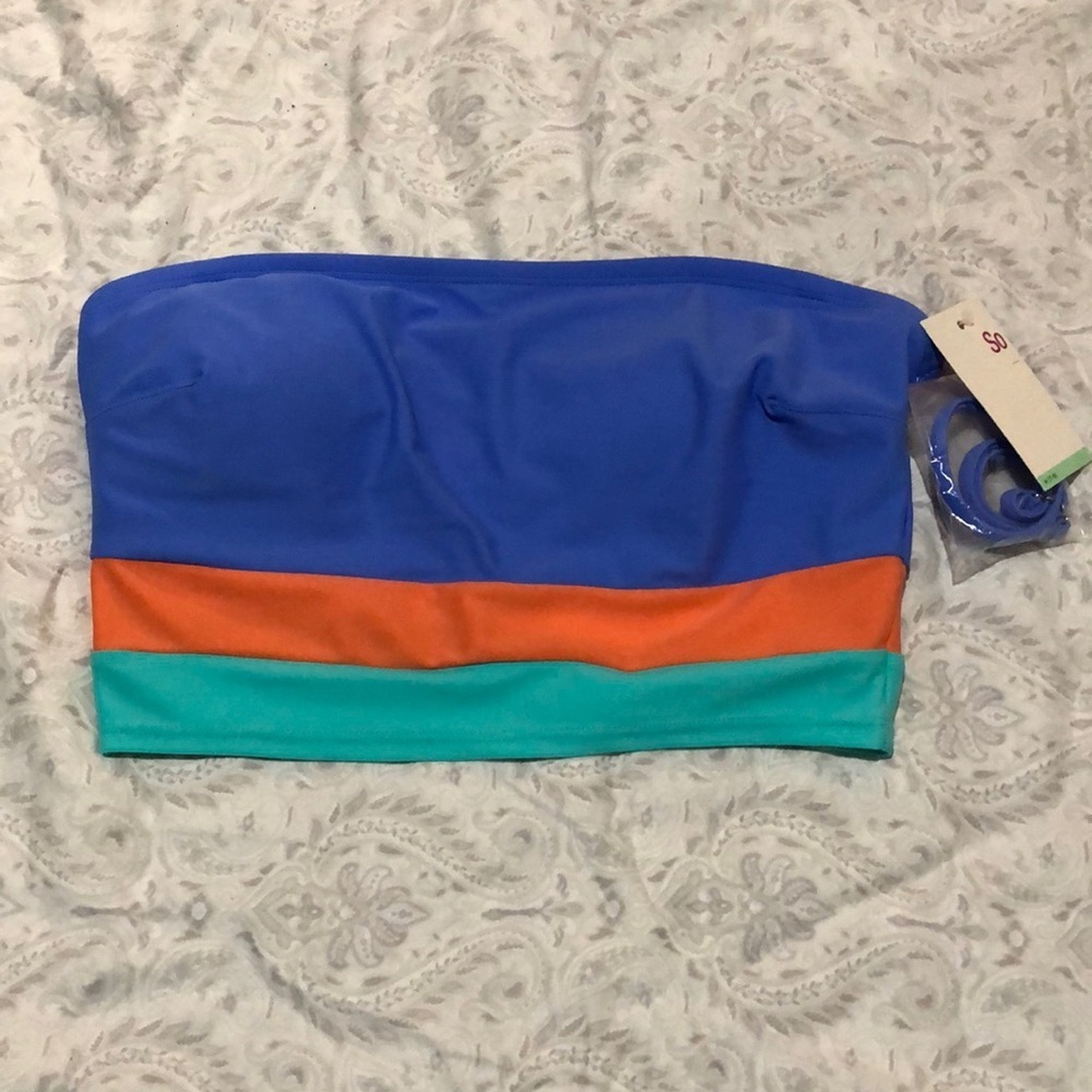 SO Swimsuit Top Tube Midkini NWT